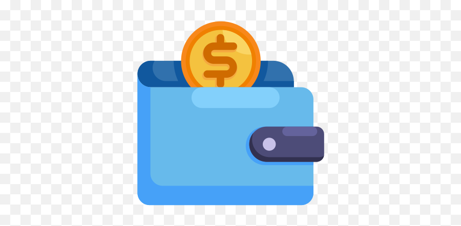 Wallet Money Business Coin Dollar - Flat Wallet Icon Png,Icon Coin Wallet