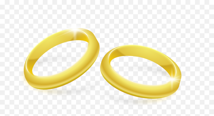 Wedding Ring Engagement Gold - Transparent Five Golden Clipart 5 Gold Rings Png,Gold Ring Png