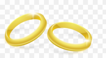 Wedding Ring Engagement Gold - Transparent Five Golden Clipart 5 Gold Rings Png,Gold Ring Png
