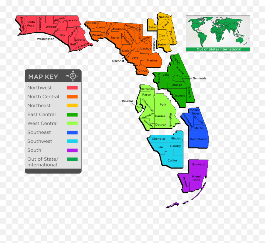 Fl Healthsource U2022 Bgs Providers - Florida Department Of Law Enforcement Map Png,Florida Map Png