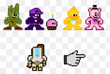 Ro Pixel Bot - All Fnaf Robots Pixel png