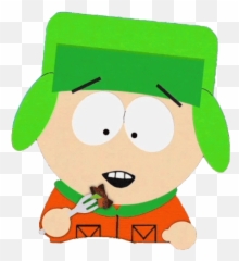Eating Kyle Broflovski Sticker - Character Hat png