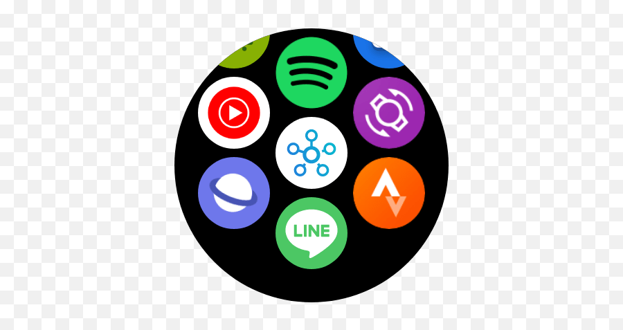 Line App Launched For Wear Os Watches - Tizenhelp Streaming Music Png,Line App Icon