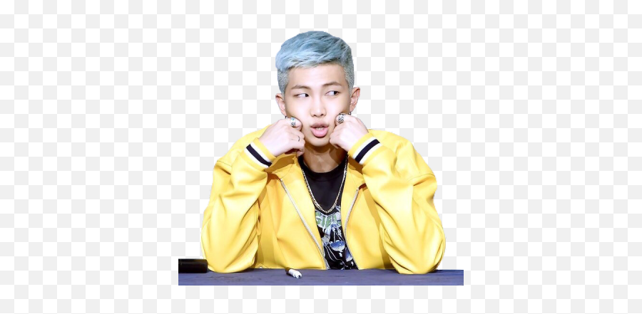 Rap Monster Png - Rap Monster Mandando Beijo,Namjoon Png