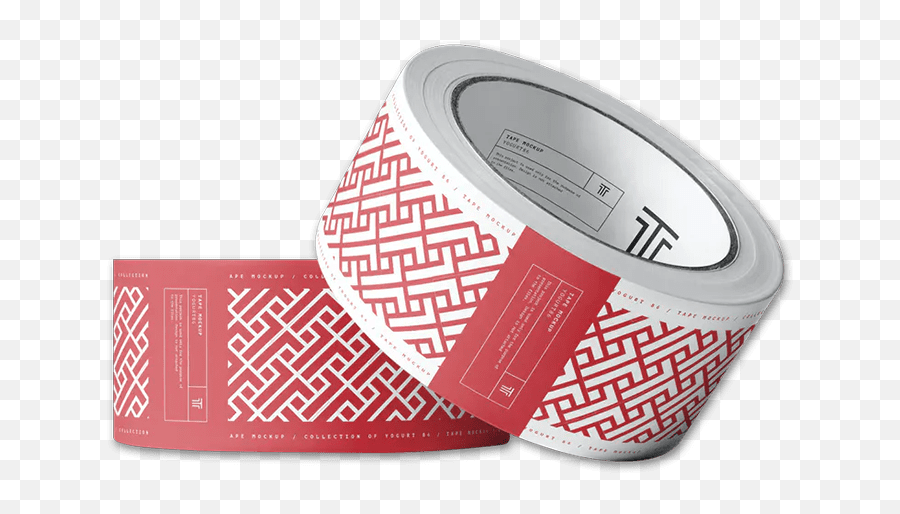 Custom Packing Tape U0026 Printed Packaging 4over4com - Mock Up Tape Free Png,Icon Warning Red Tape