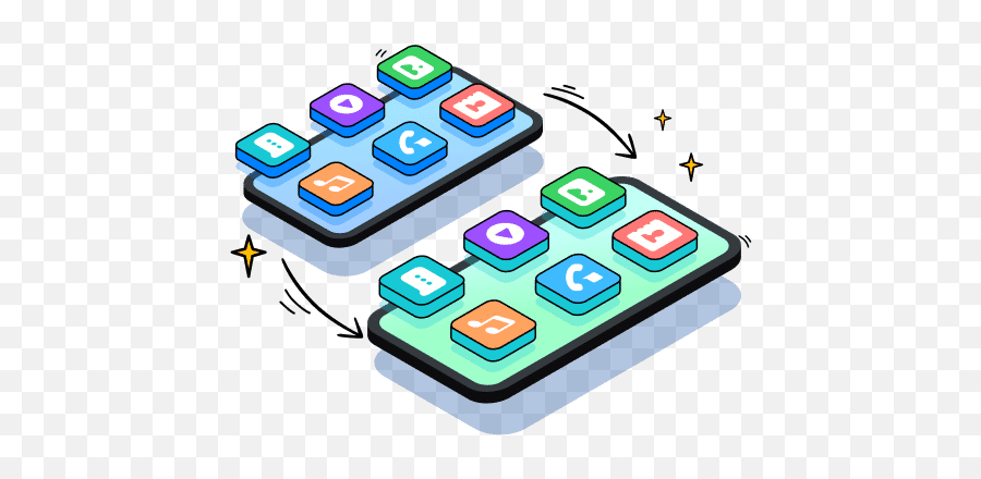 7 Effective Ways To Transfer Data Between Ios And Android - Technology Applications Png,Adobe Photoshop 7.0 Icon