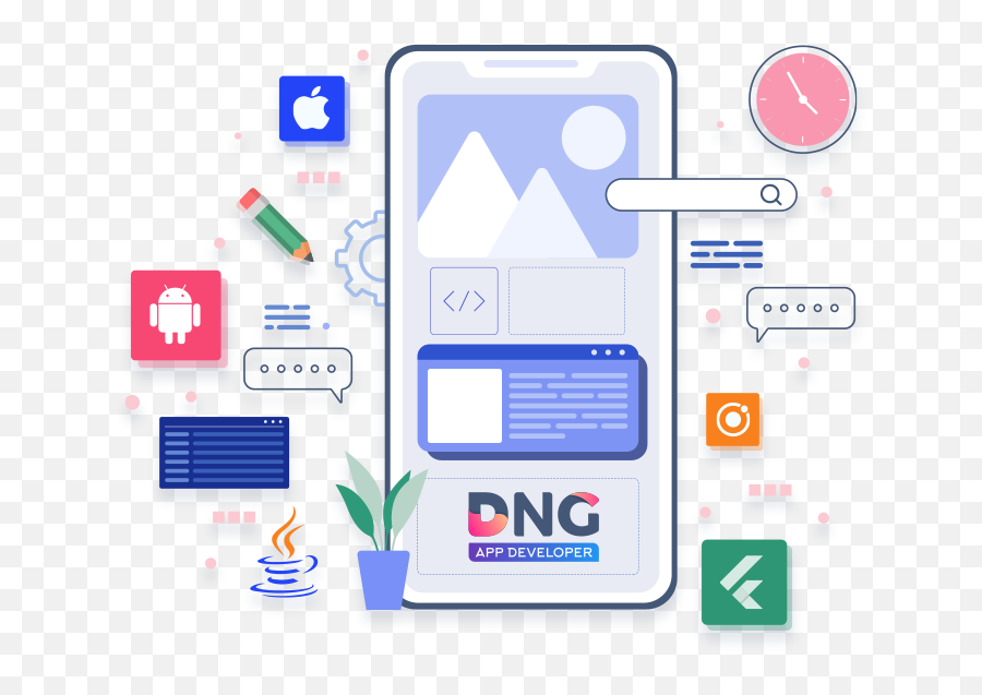 Mobile Application Development Company In Ahmedabad - Java Png,Flutter Launcher Icon