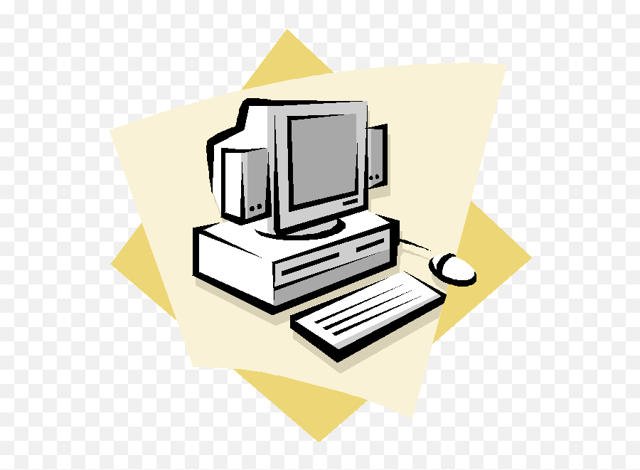 Electronics Clipart Desktop Computer Gallery Free - Office Equipment Png,Old Computer Icon
