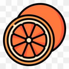 Fruit Free Vector Icons Designed By Freepik - Orange Slice Vector Outline png