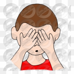 Shy Picture For Classroom Therapy Use - Great Clipart Dizziness png