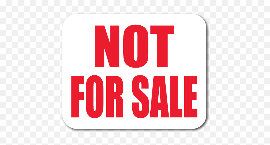 Not For Sale Stickers - Car For Sale Sign Template Png,Sale Sticker Png