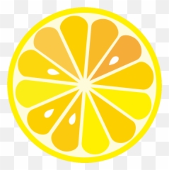 Lemon Transparent Clipart - Lemon Slice Clipart Png,Lemon Clipart Png