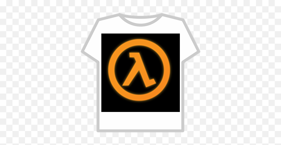 Glowing Half Life Logo Read Desc - T Shirt Roblox Supreme Png,Half Life Logo