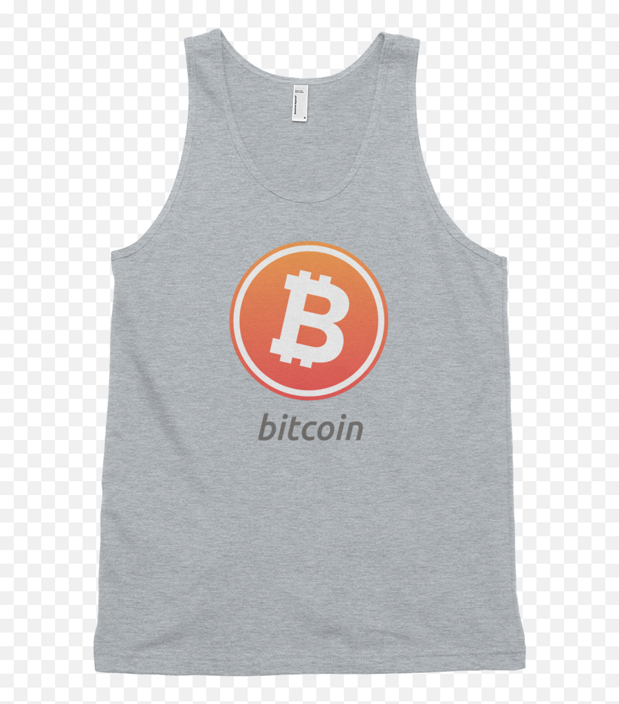 Bitcoin Logo Tank Top Unisex - Bitcoin Png,Bit Coin Logo