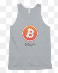 Bitcoin Logo Tank Top Unisex - png