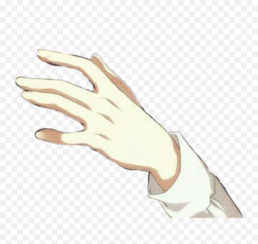 Anime Manga Hand Colored - Sticker By Victoriasan023 Transparent Anime Hand Png,Hand Transparent Background