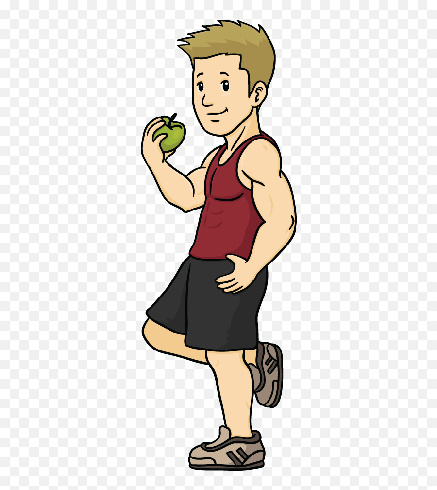 Free Healthy People Cartoon Pictures - Clipartix Healthy Person Clipart Png,Cartoon Arm Png