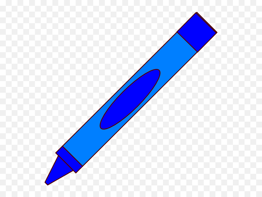 Blue Crayon Clipart Png - Blue Crayon Clipart,Crayola Png
