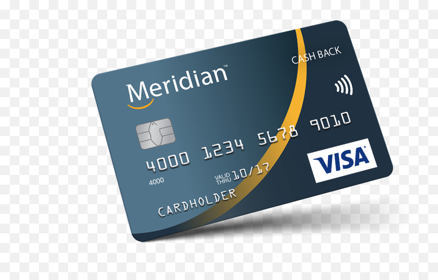 Meridian Visa Cash Back Card - Meridian Credit Union Png,Visa Card Logo