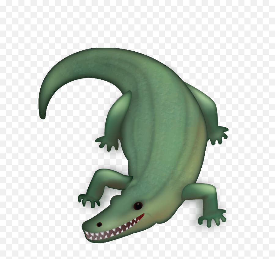 Crocodile Emoji Free Download Ios - Crocodile Emoji Iphone Png,Crocodile Png