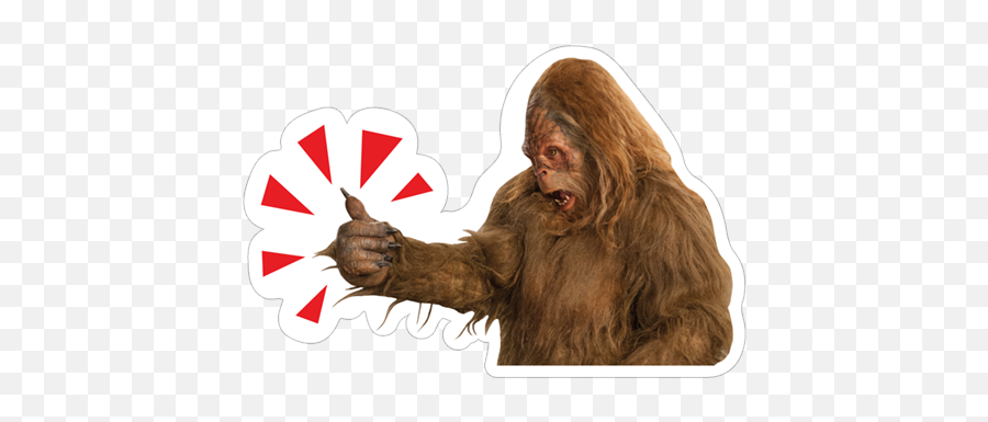 Download Viber Sticker Links - Macaque Png,Sasquatch Png
