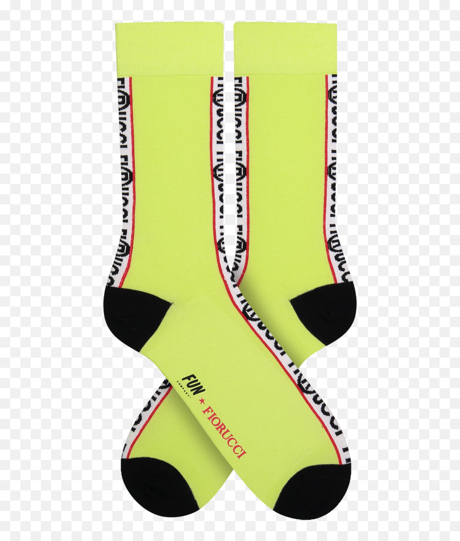 Fun X Fiorucci Unisex Racing Stripe Crew - Sock Png,Racing Stripes Png