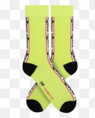 Fun X Fiorucci Unisex Racing Stripe Crew - Sock Png,Racing Stripes Png