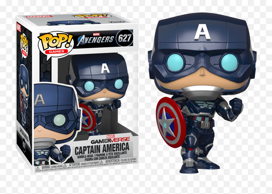 Marvelu2019s Avengers 2020 - Captain America Pop Vinyl Figure Captain America Funko Pop Png,Natasha Romanoff Png