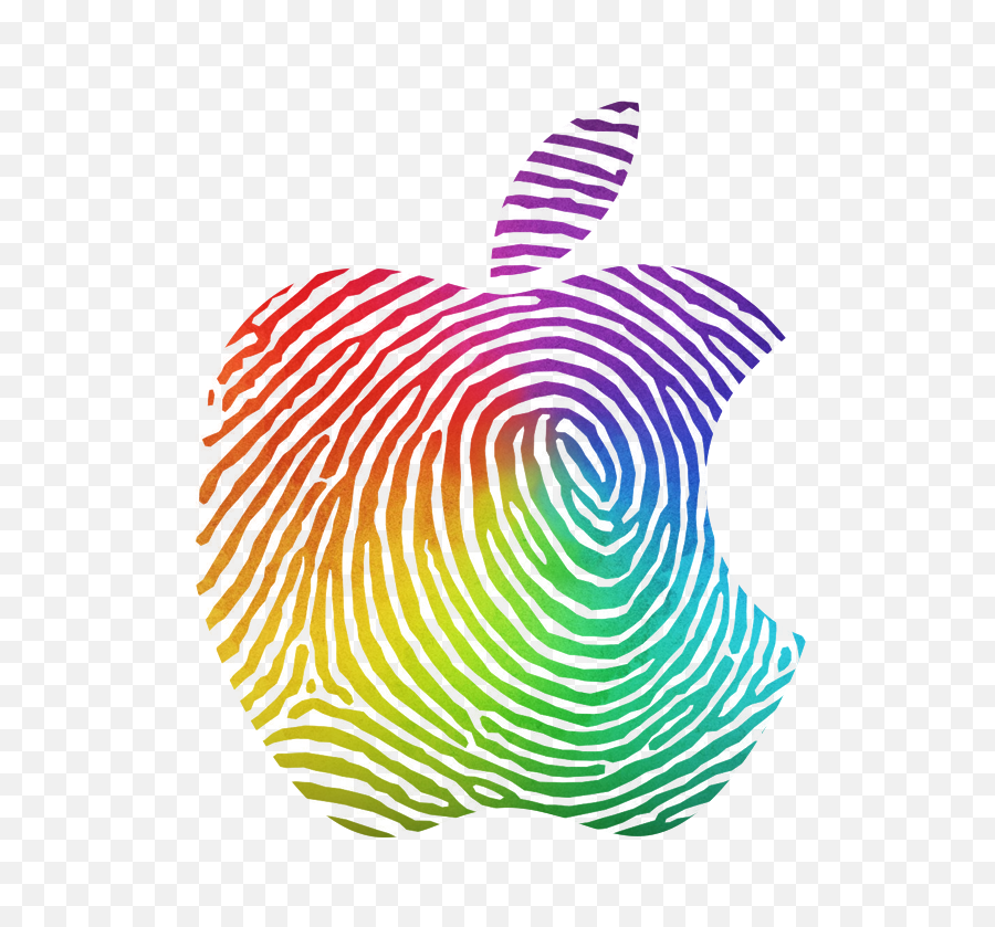 Apple Logo Transparent Background - Fingerprint Png,Cool Transparent Background