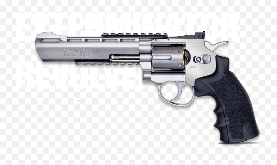 Exterminator Full Metal Revolver Bb - Black Ops Exterminator Revolver Png,Revolver Transparent