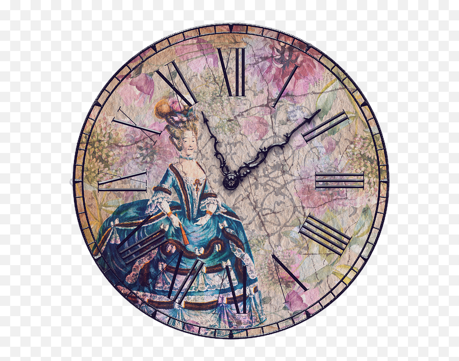 Clock Vintage Time - Visual Arts Png,Vintage Clock Png