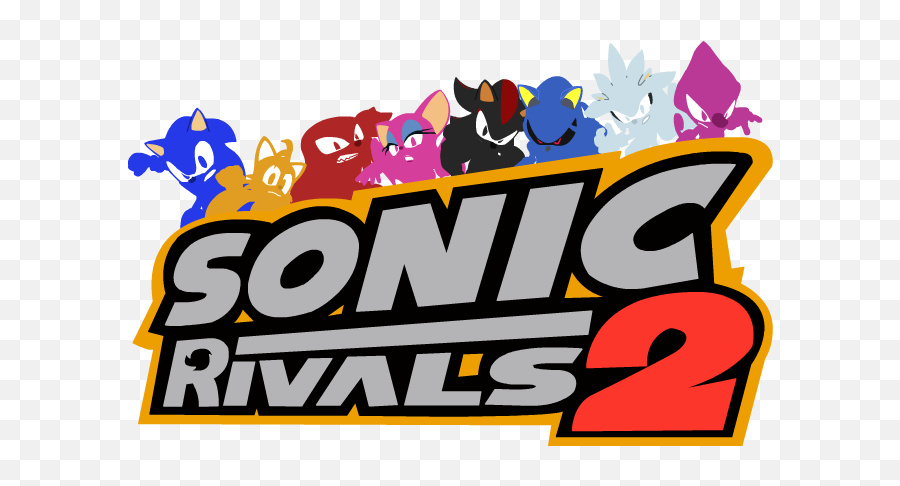 Sonic Video Game Title Logos - Sonic Rivals 2 Logo Png,Sonic Advance Logo