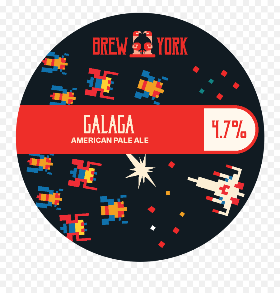 Pivovar Brew York Galaga 47 30l Keg - Star Circle Png,Galaga Png