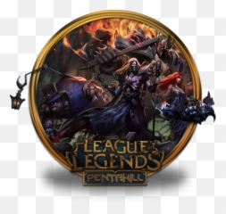 League Of Legends Gold Border Iconset - Pentakill Mordekaiser Png,Pentakill Logo