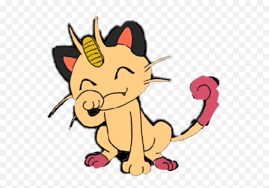 Download Meowth - Cartoon Png,Meowth Png