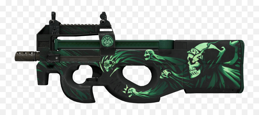 P90 Grim Large Rendering - P90 Csgo Png,Counter Strike Go Png