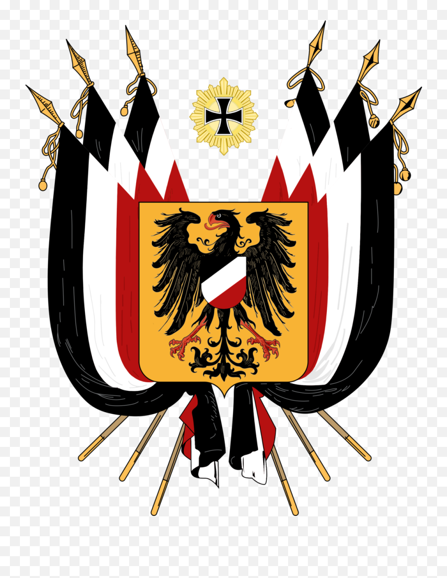Map - Imperial German Coat Of Arms Png,Nazi Flag Png