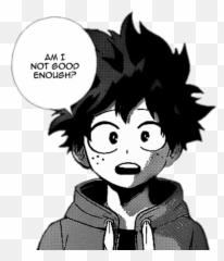 Kid Vector Black And White Png Files - Deku Manga,Midoriya Png