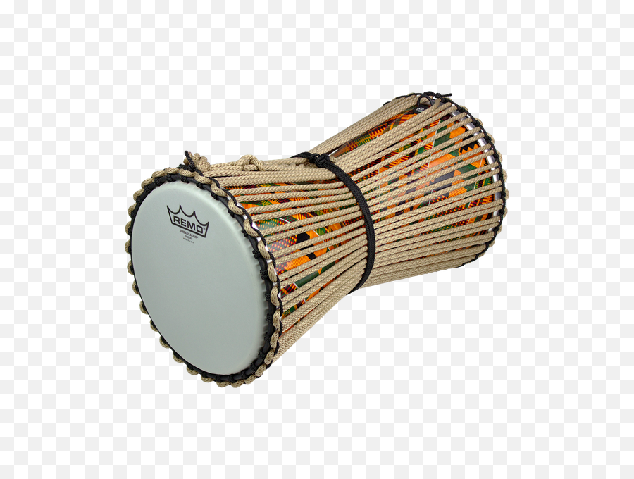 Remo Td - 081618 Talking Drum 8 X 16 African Stripe Talking Drum West Africa Png,Drum Png