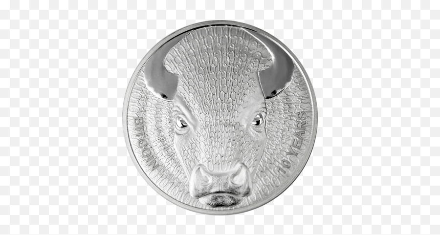 Binary Bull 1 Oz Proof Silver Coin Mbtc Sol Noctis 2019 - Coin Png,Noctis Png