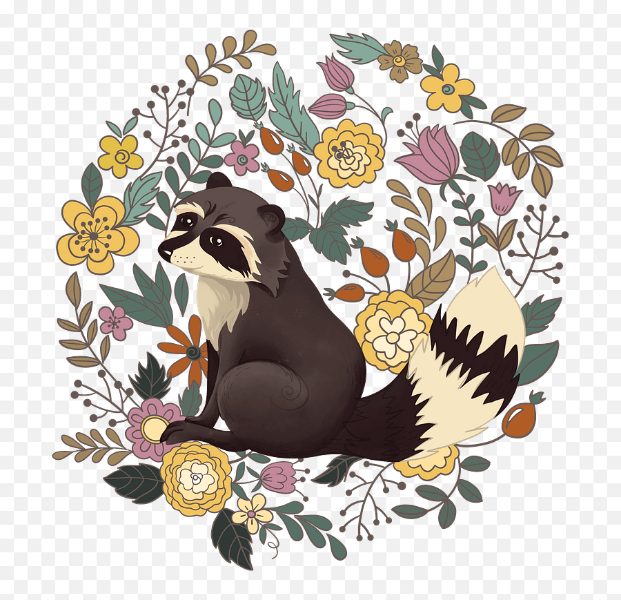 Pin - Illustration Png,Raccoon Transparent