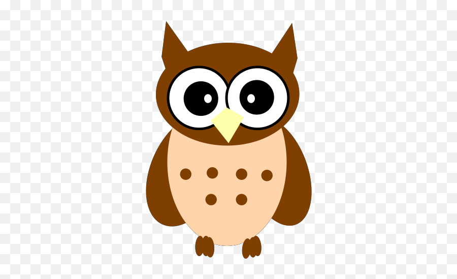 Little Brown Owl Svg Vector Clip Art - Svg Cartoon Png,Owl Clipart Png