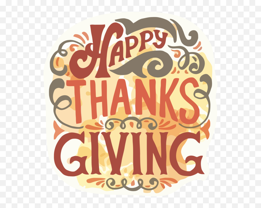 Font Text Logo For Happy Thanksgiving - Poster Png,Happy Thanksgiving Png
