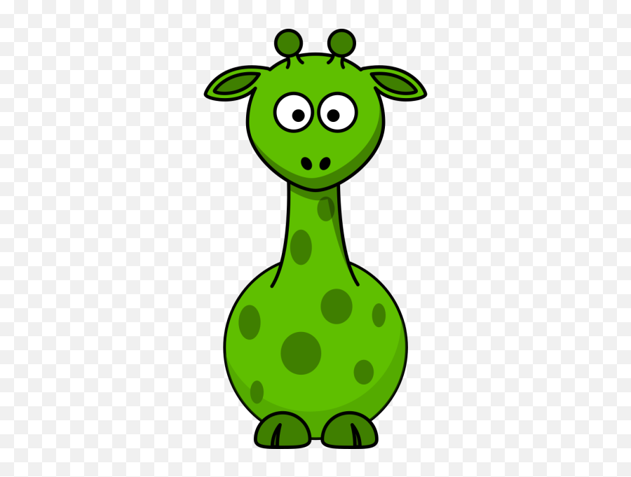 Green Giraffe Png Svg Clip Art For Web - Giraffe Cartoon Png,Giraffe Png