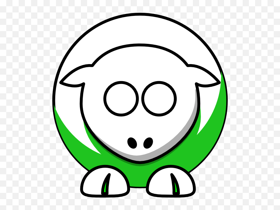 Sheep - White On Green No Eyeballs Only Sockets Png Clip Baylor Bears Football,Eyeballs Png