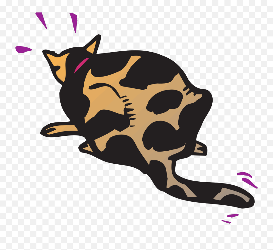 Startled Cat Svg Vector Clip Art - Svg Clipart Png,Cat Clipart Png