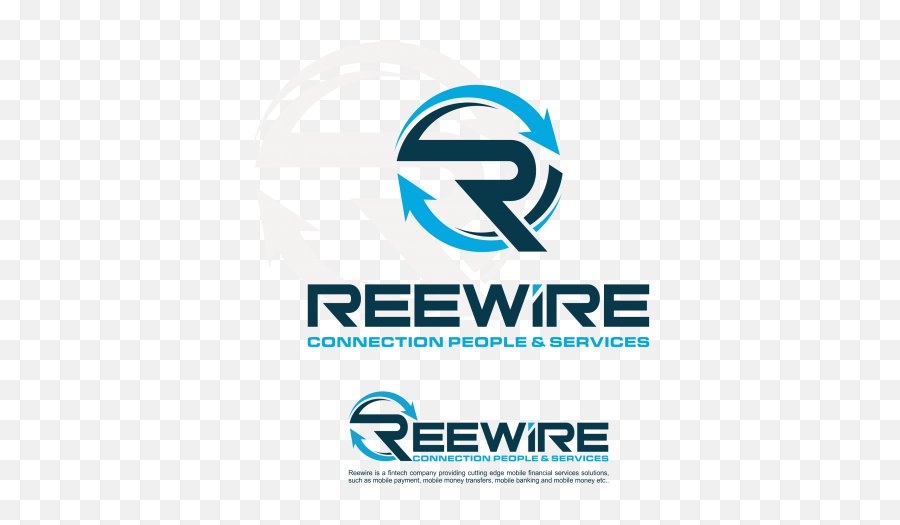 Reewire - Connecting People Logo Design Contest Logo Banking Services Company Logo Design Png,People Logo