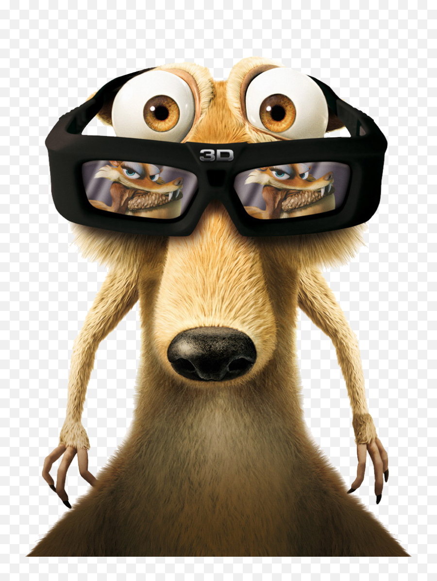 Ice Age Squirrel Glass Png Image Funny Glasses