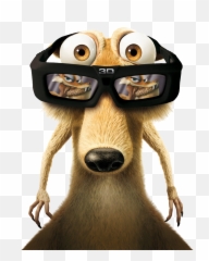 Ice Age Squirrel Glass Png Image