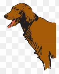 Furry Panting Dog Svg Vector Clip Art Png